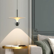 意大利设计风卧室床头吊灯北欧大气奢华艺术长线吧台飞碟餐厅灯具