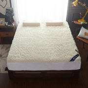 羊毛床垫冬季床褥子，垫被加厚毛毯家用软垫，褥垫单人床笠保暖羊羔绒