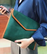 手拿包女2022韩版时尚潮流大容量手抓包通勤A4信封包文件包包