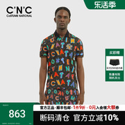 CNC男装奥莱满底LOGO单色印花春夏轻奢POLO衫男