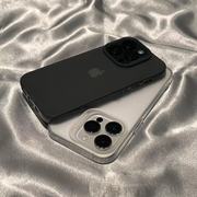 超薄磨砂黑白色适用苹果15手机壳透明iphone13保护套情侣14pro全包镜头，15promax散热13pro简约12极简裸机手感