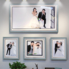 婚纱照相框24洗照片做成结婚照放大挂墙大尺寸定制36寸照片墙装框