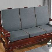 老式实木沙发垫子带靠背木质，中式红木联邦，春秋椅高密度海绵垫坐垫