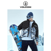 volcom钻石男装户外大牌，设计感时尚保暖羽绒服2023冬季外套男