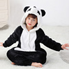 儿童动物造型衣服熊猫连体衣表演服宝宝秋冬季卡通老虎家居服睡衣