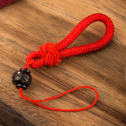 创意多色编织绳钥匙扣挂件手机u盘挂绳汽车链，圈环网红复古小挂饰