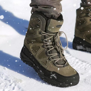 男士雪地靴东北抗寒零下40度女士登山鞋保暖棉鞋加绒加厚防水防滑