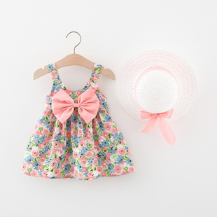 童装女童连衣裙夏季儿童碎花吊带背心裙0一1-3岁婴儿宝宝公主裙子
