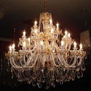 欧式水晶灯客厅吊灯简欧餐厅卧室灯具轻奢大气，复式楼别墅蜡烛灯饰