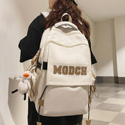 韩版原宿双肩包女高中大学生书包，男休闲百搭背包大容量旅行电脑包