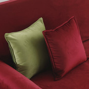 高端天鹅绒抱枕沙发客厅软包枕靠垫绒布抱枕套不含芯绒面纯色靠枕