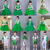 六一儿童演出服绿色春晓小学生合唱服蓬蓬公主裙亮片舞蹈表演服装