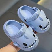 夏季儿童拖鞋可爱居家外穿软底舒适洞洞鞋男童女童凉拖家居小童潮