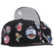 Mitchell & Ness海外男子帽子NBA All Over Snapback East