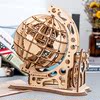 地球仪3d立体积木拼图拼装创意DIY立体拼装工艺品机械传动模型