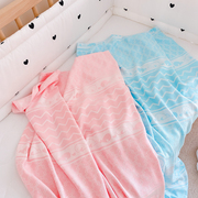 婴儿冰丝毯竹纤维儿童盖毯新生宝宝夏凉被子幼儿园夏季午睡空调毯