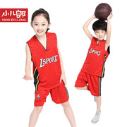 2021夏季篮球服男女童儿童篮球服中大童NBA球队运动校队套装