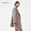 lancy朗姿2023冬季短款毛呢外套女法式羊毛，大衣通勤羊绒上衣