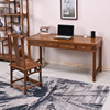 鸡翅木书桌家用原木中式实木，电脑桌红木小写字台仿古办公桌书房