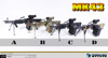 ZYTOYS 1/6 MK43 轻机 兵人模型 ZY2010 美军 现代武器不可发射