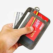 小圆象头层牛皮卡包多功能卡夹驾驶证件包男士卡套银行卡夹零钱包