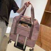 行李箱附加包拉杆(包拉杆，)挂包女士w外出旅行包上的配包收纳包可套防水