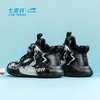 七波辉童鞋男童篮球鞋2023春秋青少年时尚撞色鞋子儿童运动鞋