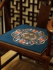 中式椅子坐新中式红木沙发垫子套罩圈椅太师椅茶桌椅垫定制座椅垫
