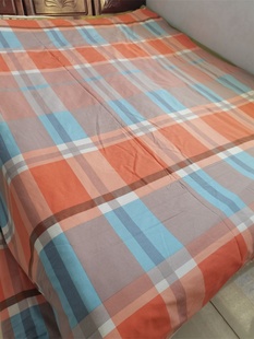 零头布料纯棉斜纹大布头安块磨毛，加厚的床单被罩口布全棉布