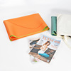 超薄款天然橡胶瑜伽垫可折叠便携式瑜伽铺巾防滑旅行户外健身垫毯