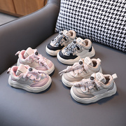 小孩儿童鞋子女1-6岁3男童板鞋透气网鞋休闲鞋2023春秋幼童鞋