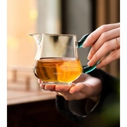 耐热加厚茶海玻璃茶具手工四方公道杯功夫茶具分茶公杯方底分茶器