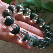 绿幽灵聚宝盆手链13毫米16毫米天然水晶，饰品女男手串个性手饰