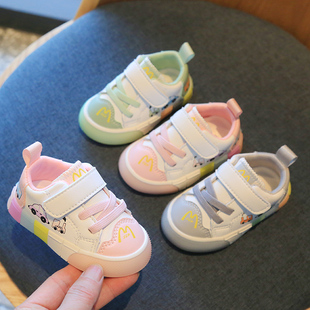宝宝鞋子春秋款男童轻便软底婴儿学步鞋6-12个月1一3岁小童板鞋女