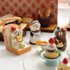 日式ZAKKA可爱面包店食玩INS烘焙咖啡店装饰拍摄生日礼物树脂摆件