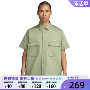 nike耐克2024春季男子，军旅风短袖衬衫，工装休闲t恤dx3341-386