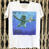 Nirvana涅槃天使乐队T恤欧美慵懒风人像美式街头潮流男女宽松短袖