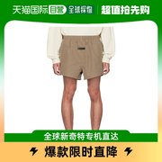香港直邮潮奢 Essentials 男士棕色棉质短裤