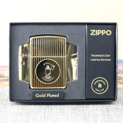 正版zippo防风打火机创始人总裁，创立日ggb镀金黑冰限量珍藏版