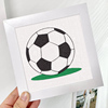 足球钻石贴画篮球幼儿园手工diy材料包儿童益智玩具男生生日礼物