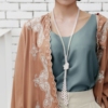 韩国韩版进口首饰品女冬小香风珍珠时尚中长款装饰项链毛衣链