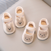 婴儿鞋布鞋软底步前鞋学步女男宝宝不掉鞋春秋季1岁5-6-7-9个月10
