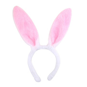 外贸万圣节兔耳朵头箍鬼节兔子发箍兔女郎发夹助威道具