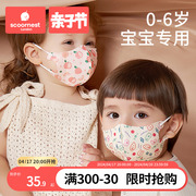儿童3d立体口罩婴儿专用0到3岁3到6岁冬季防风，防寒婴幼儿凉感口罩