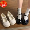 厚底玛丽珍小皮鞋女2025夏季新款复古浅口配裙子英伦风法式JK单鞋