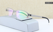 德国产克拉钛眼镜框架纯b钛半框男女款，配近视镜架超轻kt2008