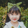 韩国儿童纯色发带女童欧根纱薄款头带女孩蝴蝶结儿童发卡亲子发箍