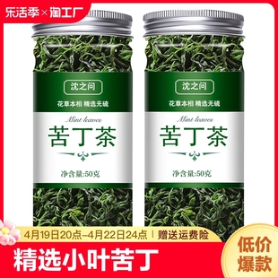 苦丁茶小叶苦丁茶泡水喝泡茶青山绿水峨眉山非特级