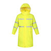 T-Gard长款警示反光雨衣带帽风衣式连体雨衣荧光黄色165码1件装SL