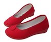 女式护士鞋白色黑色，红色舞蹈坡跟美容鞋工作鞋女单鞋os布鞋